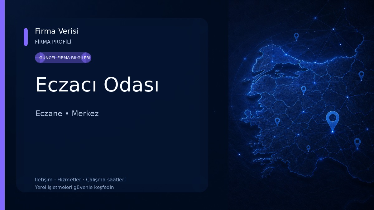Eczacı Odası Eczane