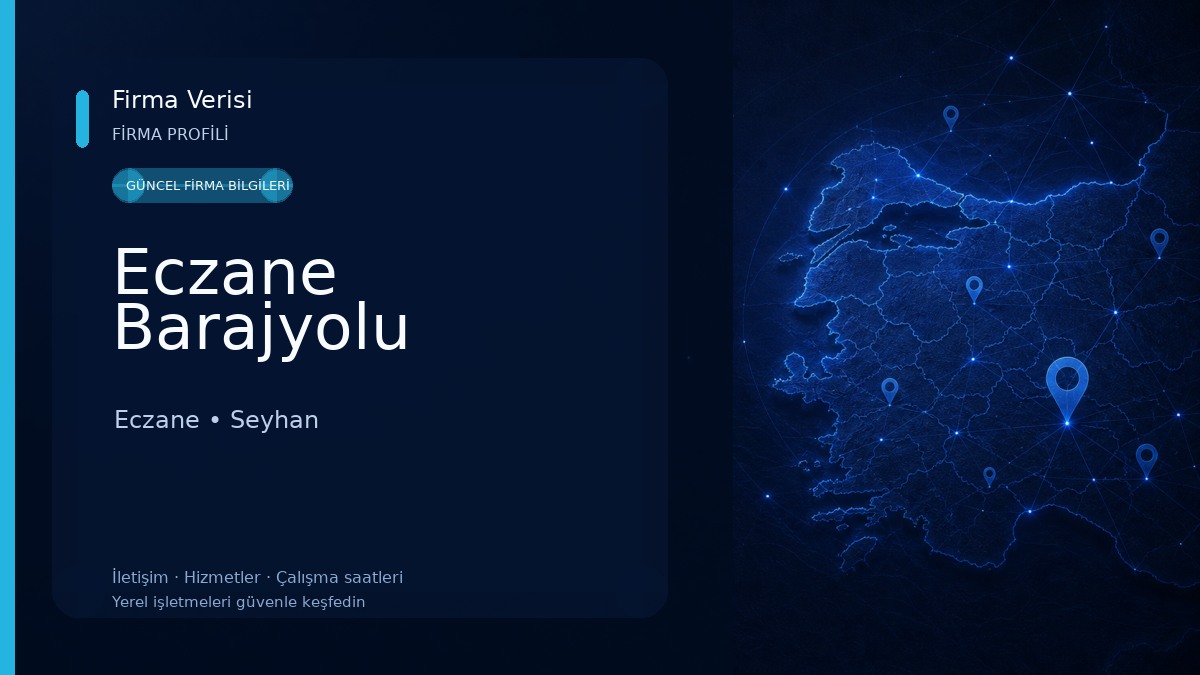 Eczane Barajyolu Eczane