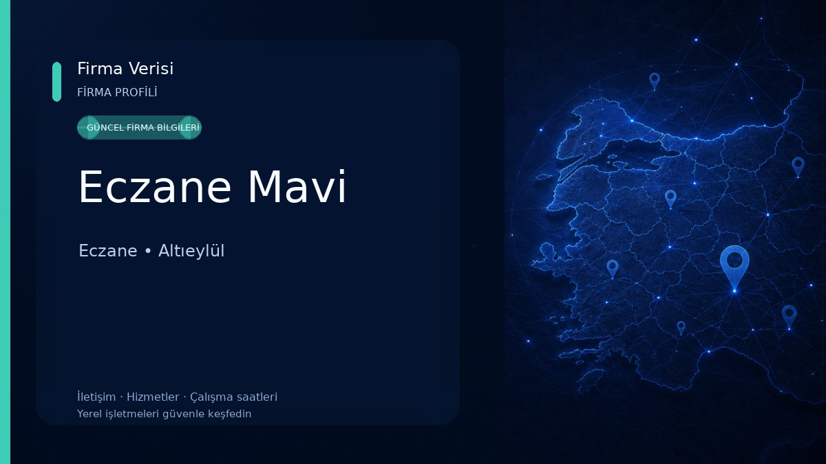 Eczane Mavi