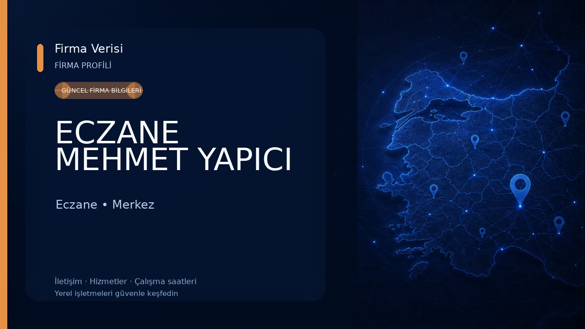 ECZANE MEHMET YAPICI 