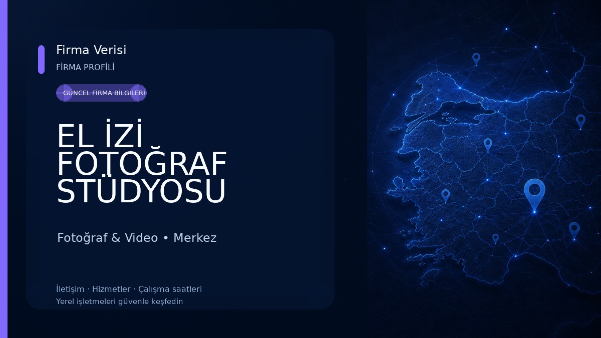 EL İZİ FOTOĞRAF STÜDYOSU Fotoğraf & Video