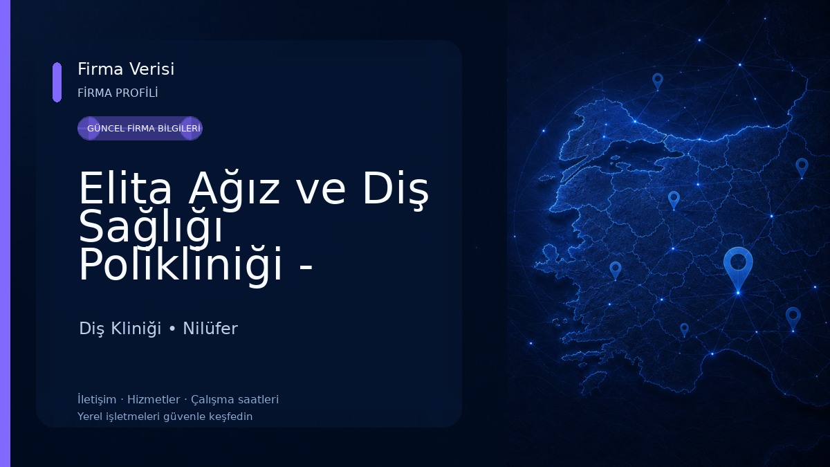 Elita Ağız ve Diş Sağlığı Polikliniği - (Çene Cerrahisi ve İmplantoloji) - (Estetik Diş Hekimliği) Diş Kliniği