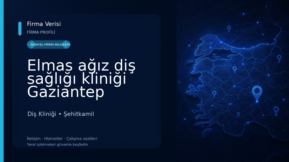 Elmas ağız diş sağlığı kliniği Gaziantep Diş Kliniği