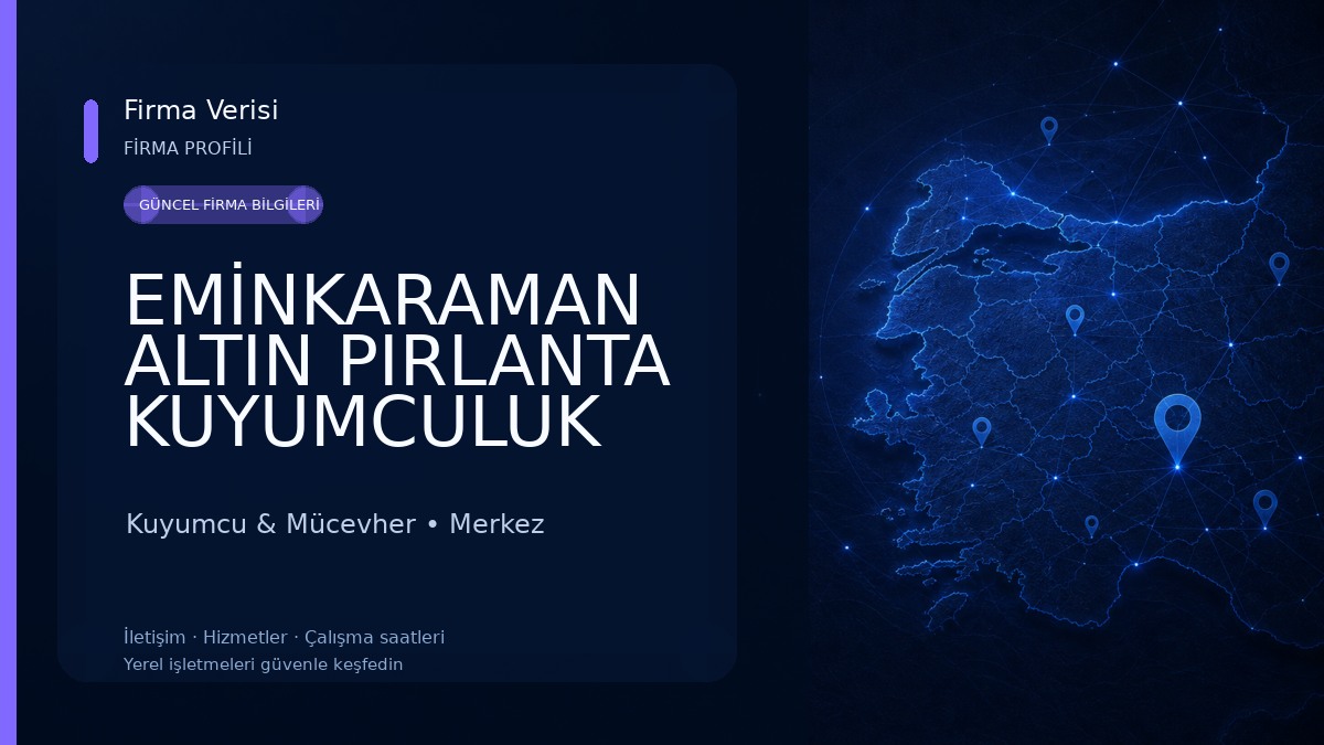 EMİNKARAMAN ALTIN PIRLANTA KUYUMCULUK 