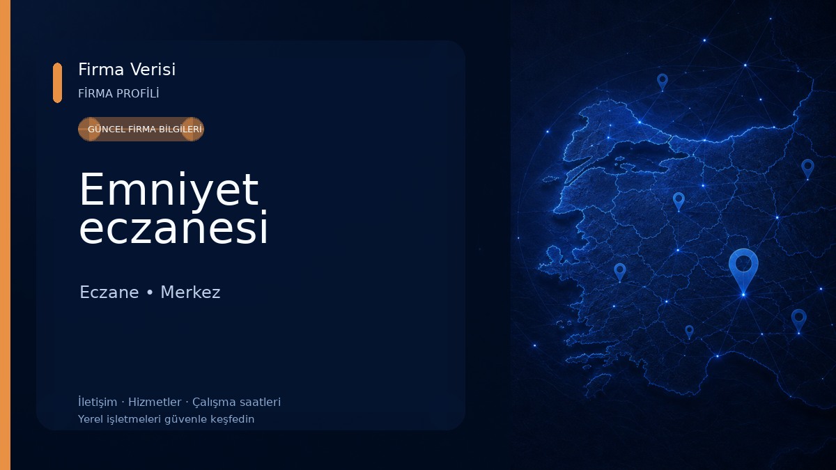 Emniyet eczanesi 