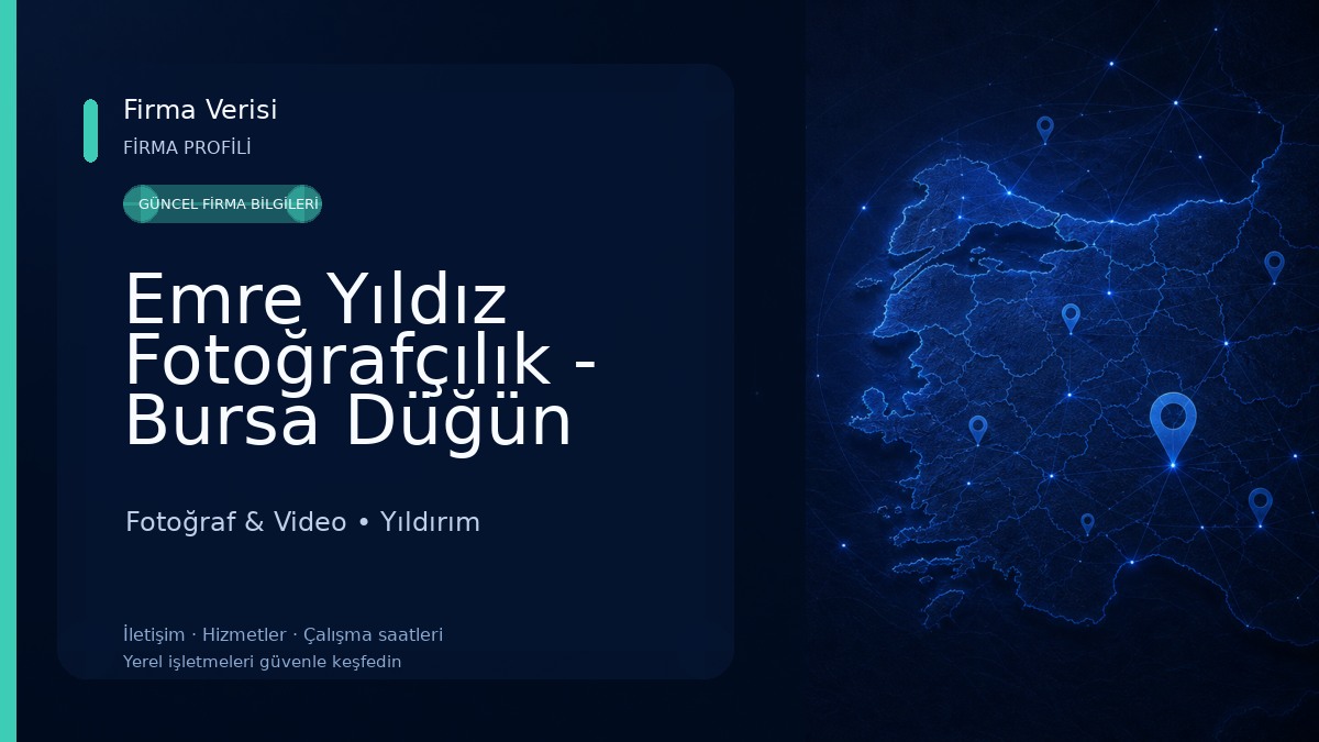 Emre Yıldız Fotoğrafçılık - Bursa Düğün Fotoğrafçısı Fotoğraf & Video