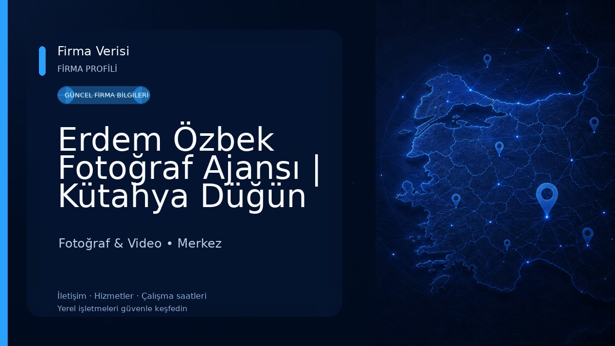 Erdem Özbek Fotoğraf Ajansı | Kütahya Düğün Fotoğrafçısı Fotoğraf & Video