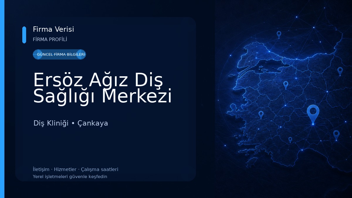 Ersöz Ağız Diş Sağlığı Merkezi Diş Kliniği