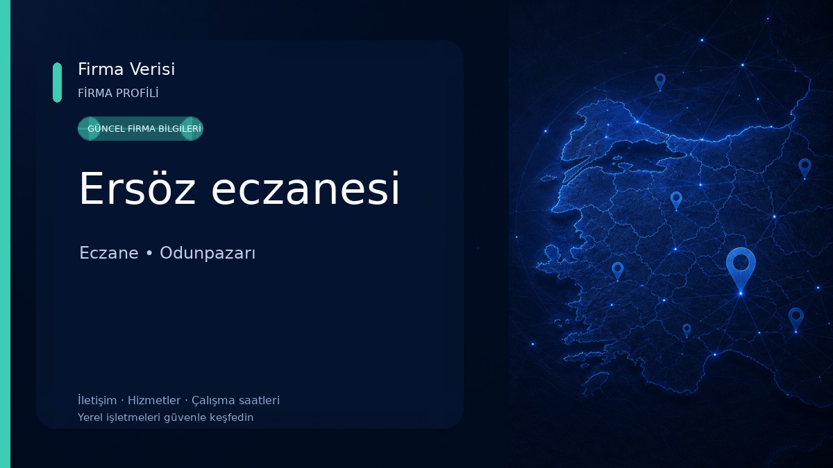 Ersöz eczanesi Eczane