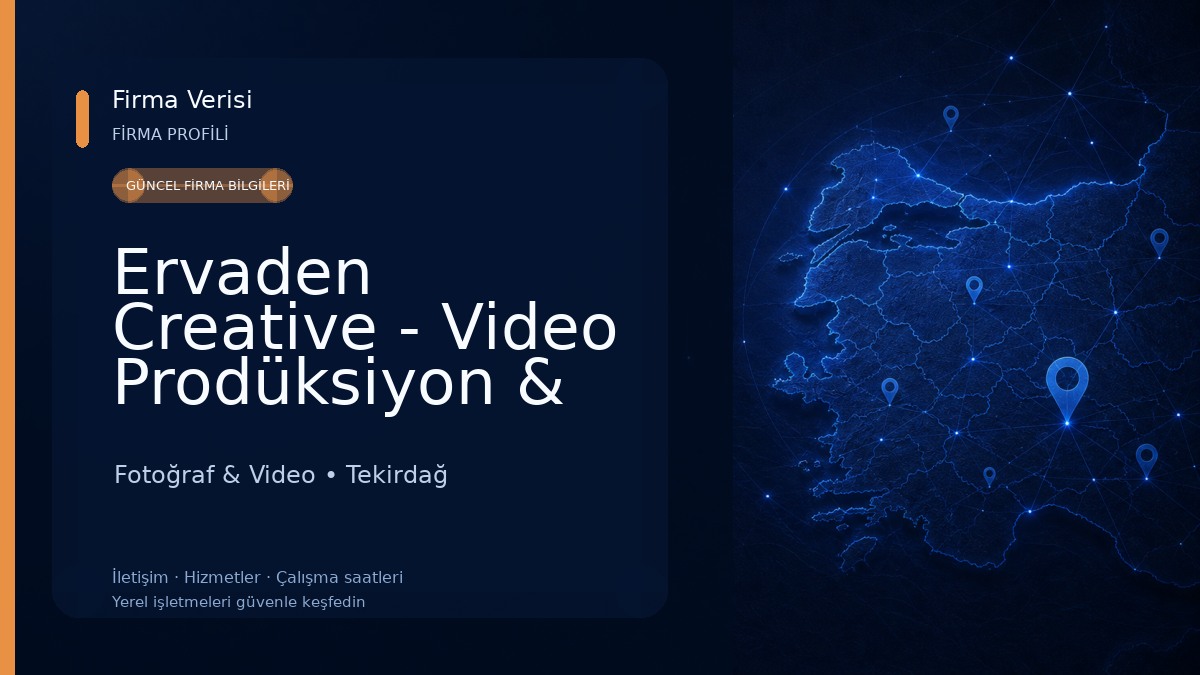 Ervaden Creative - Video Prodüksiyon & Fotoğrafçılık Fotoğraf & Video