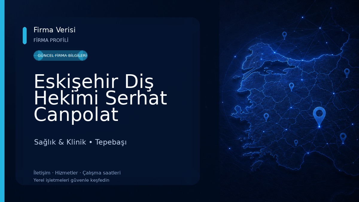Eskişehir Diş Hekimi Serhat Canpolat Sağlık & Klinik