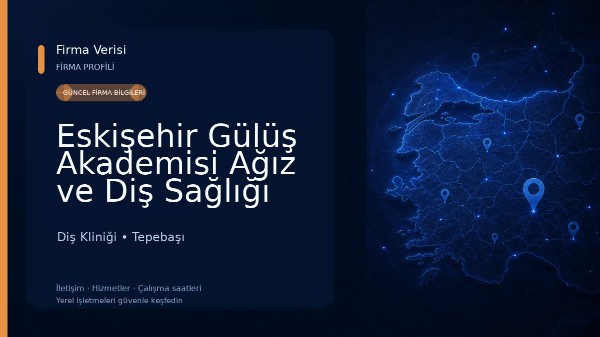 Eskişehir Gülüş Akademisi Ağız ve Diş Sağlığı Polikliniği Diş Kliniği