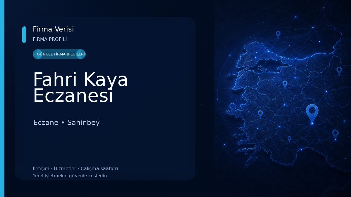 Fahri Kaya Eczanesi 