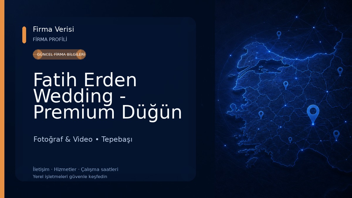 Fatih Erden Wedding - Premium Düğün Fotoğrafçılığı Hizmeti Fotoğraf & Video