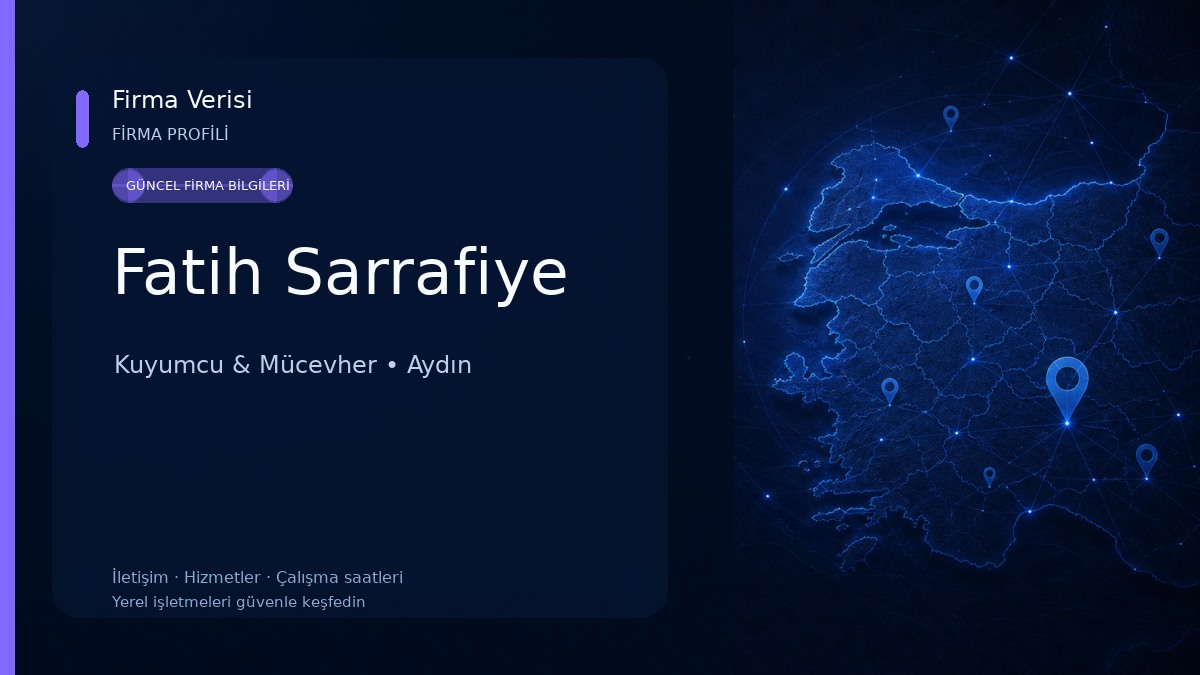 Fatih Sarrafiye Kuyumcu & Mücevher