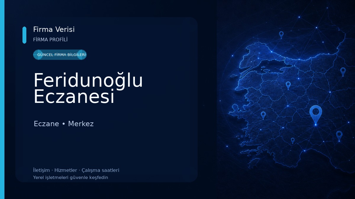 Feridunoğlu Eczanesi Eczane