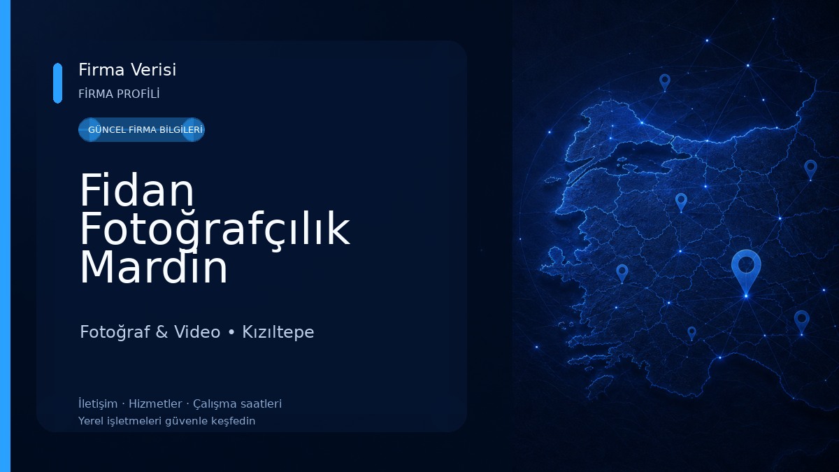Fidan Fotoğrafçılık Mardin Fotoğraf & Video