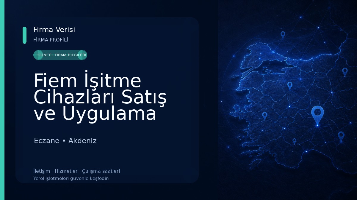 Fiem İşitme Cihazları Satış ve Uygulama Merkezi MERSİN