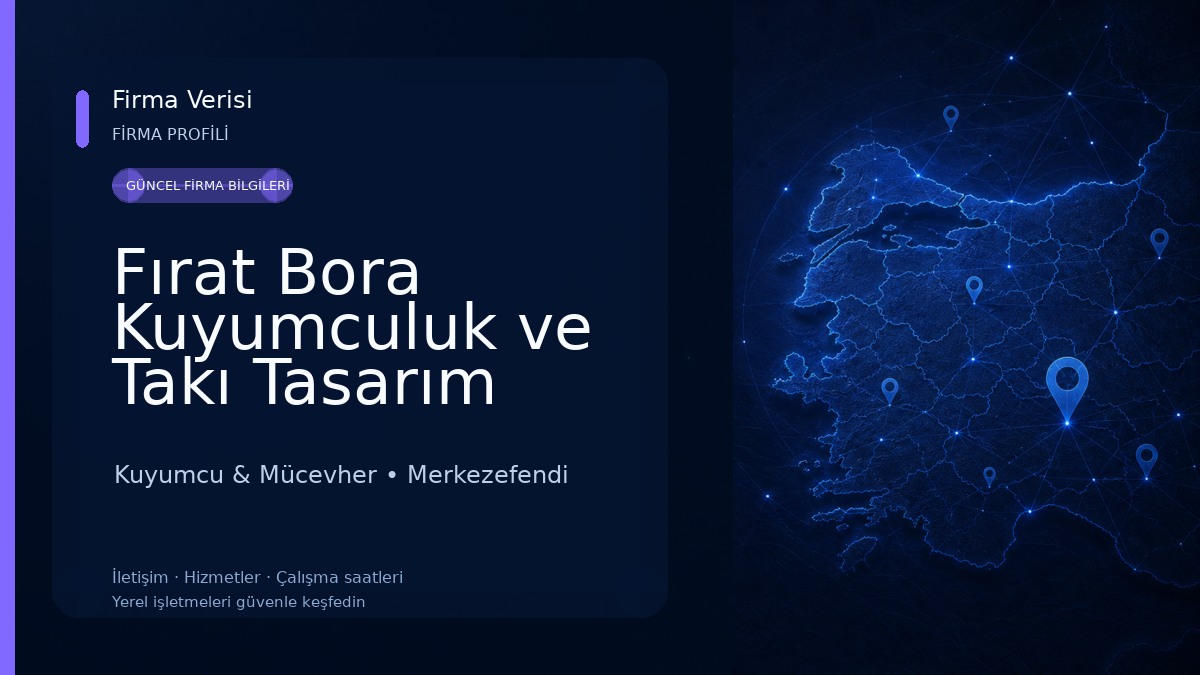 Fırat Bora Kuyumculuk ve Takı Tasarım Atölyesi Kuyumcu & Mücevher