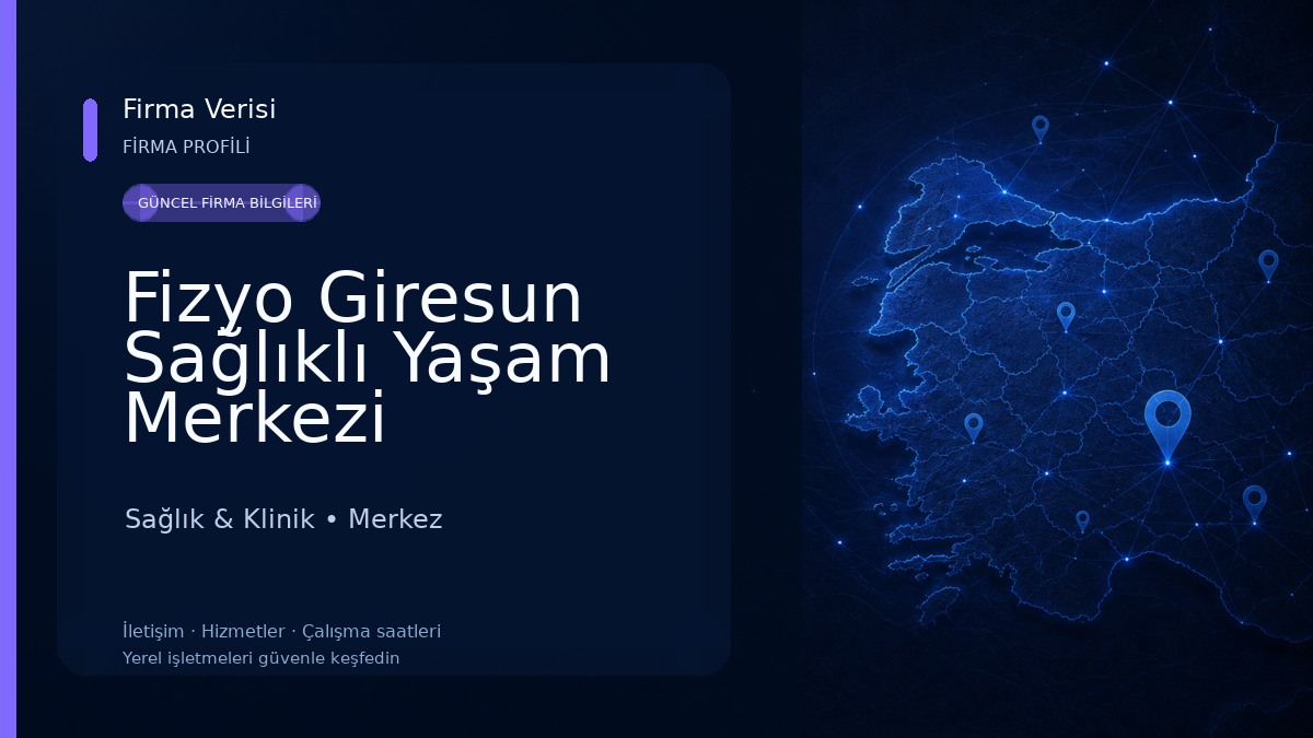 Fizyo Giresun Sağlıklı Yaşam Merkezi Sağlık & Klinik