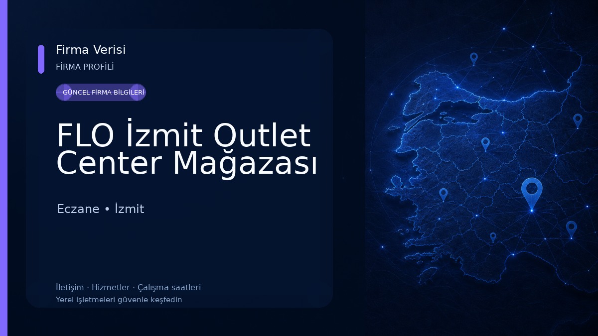 FLO İzmit Outlet Center Mağazası Eczane