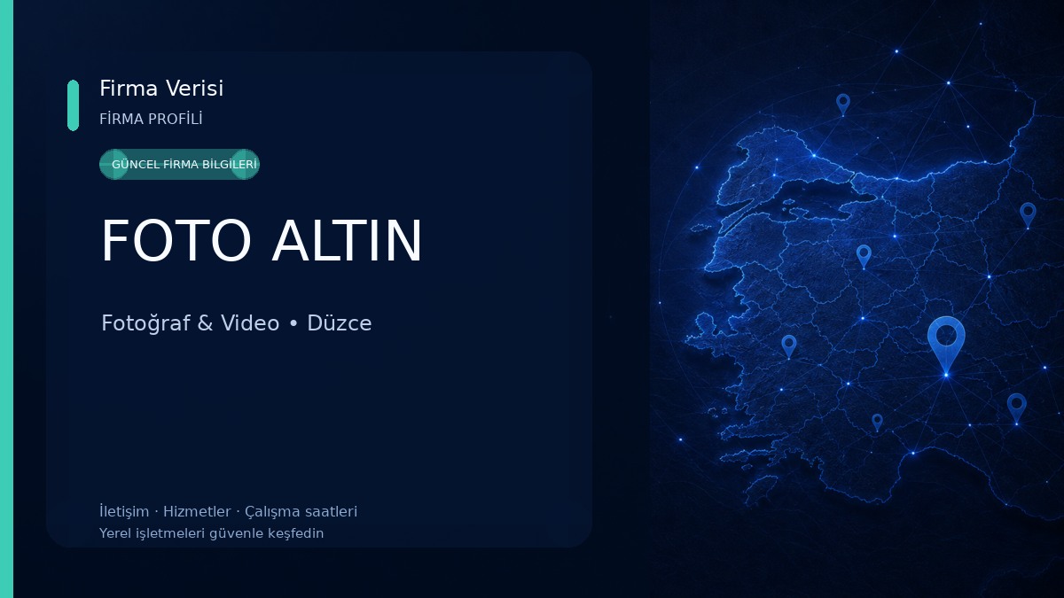 FOTO ALTIN Fotoğraf & Video