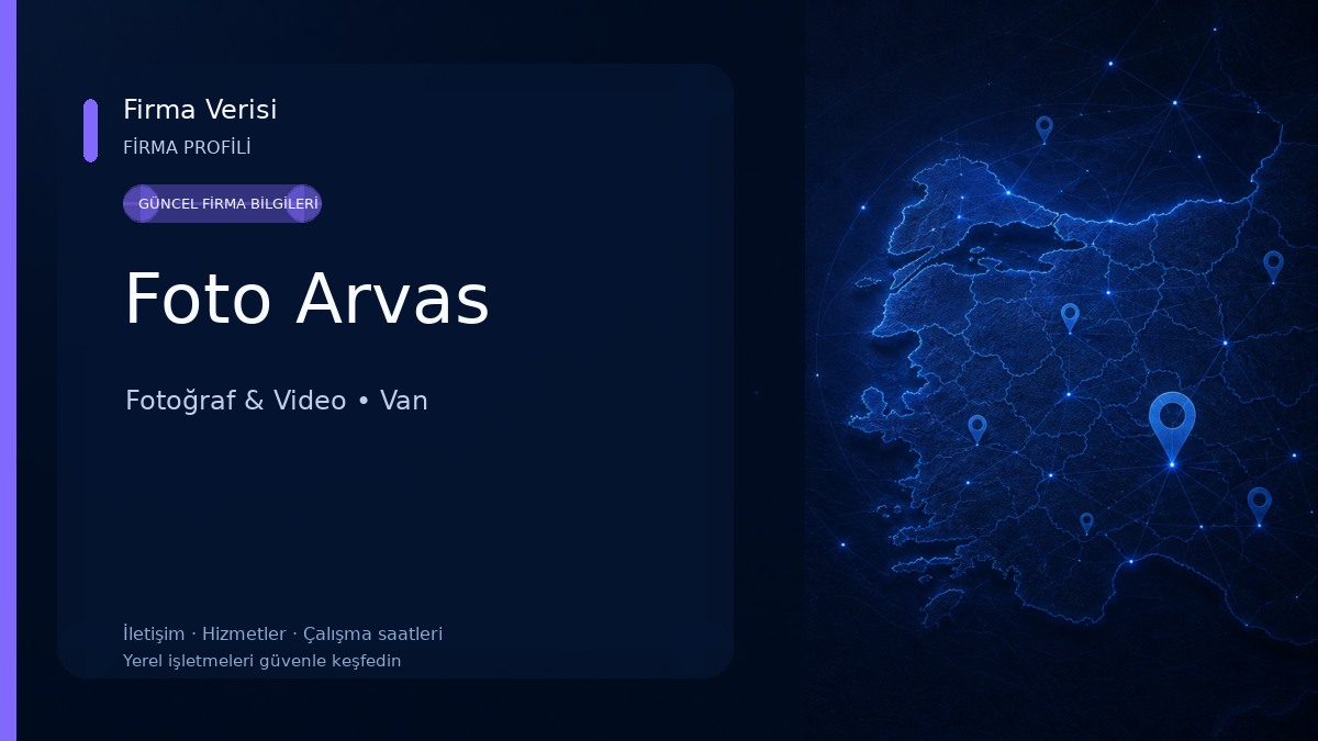 Foto Arvas Fotoğraf & Video