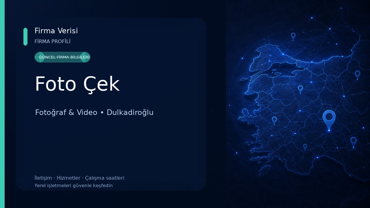 Foto Çek Fotoğraf & Video