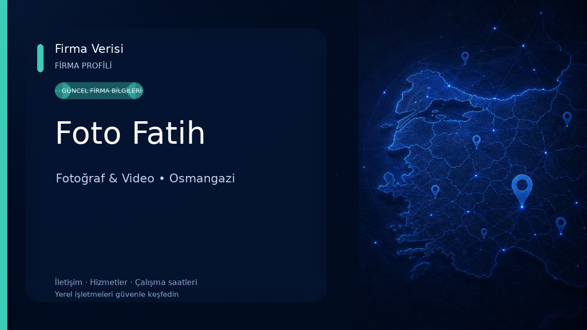 Foto Fatih Fotoğraf & Video