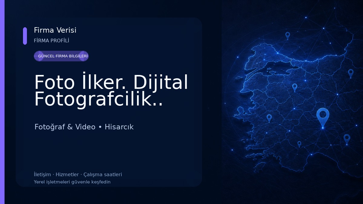 Foto İlker. Dijital Fotografcilik.. Fotoğraf & Video