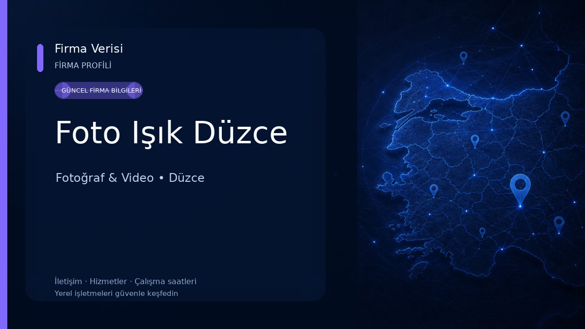 Foto Işık Düzce Fotoğraf & Video