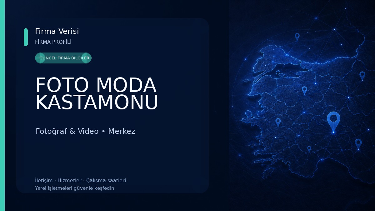 FOTO MODA KASTAMONU Fotoğraf & Video