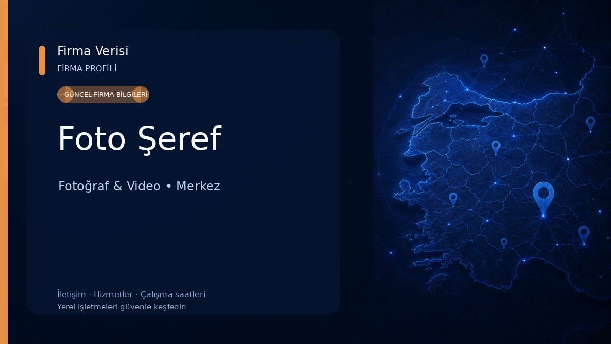 Foto Şeref Fotoğraf & Video