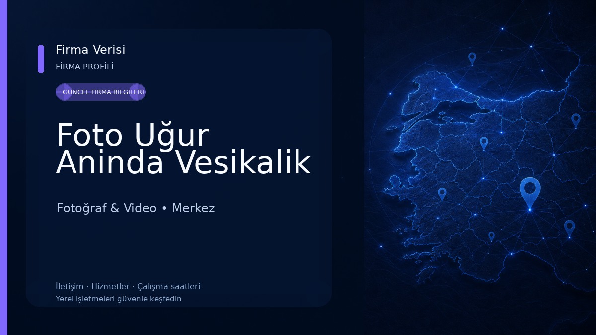 Foto Uğur Aninda Vesikalik Fotoğraf & Video
