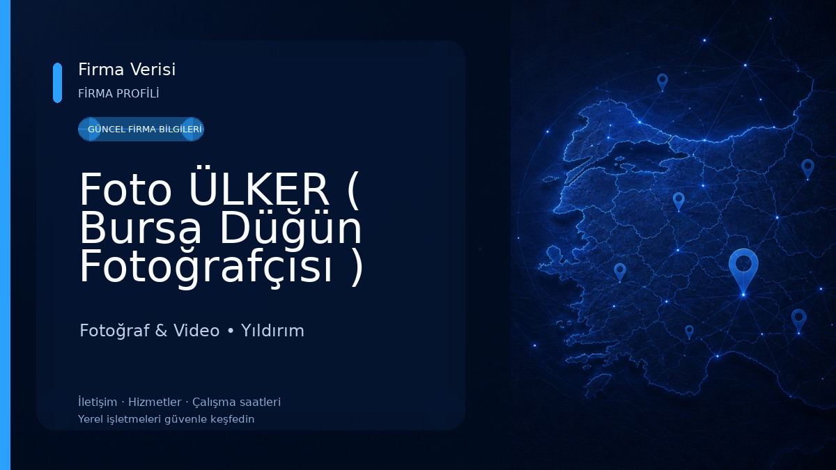 Foto ÜLKER ( Bursa Düğün Fotoğrafçısı ) Fotoğraf & Video