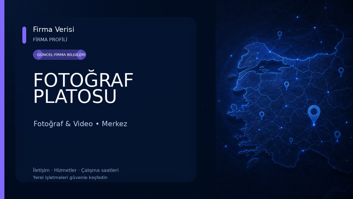 FOTOĞRAF PLATOSU Fotoğraf & Video