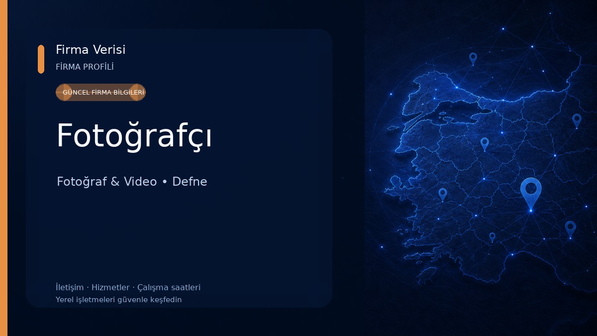 Fotoğrafçı Fotoğraf & Video