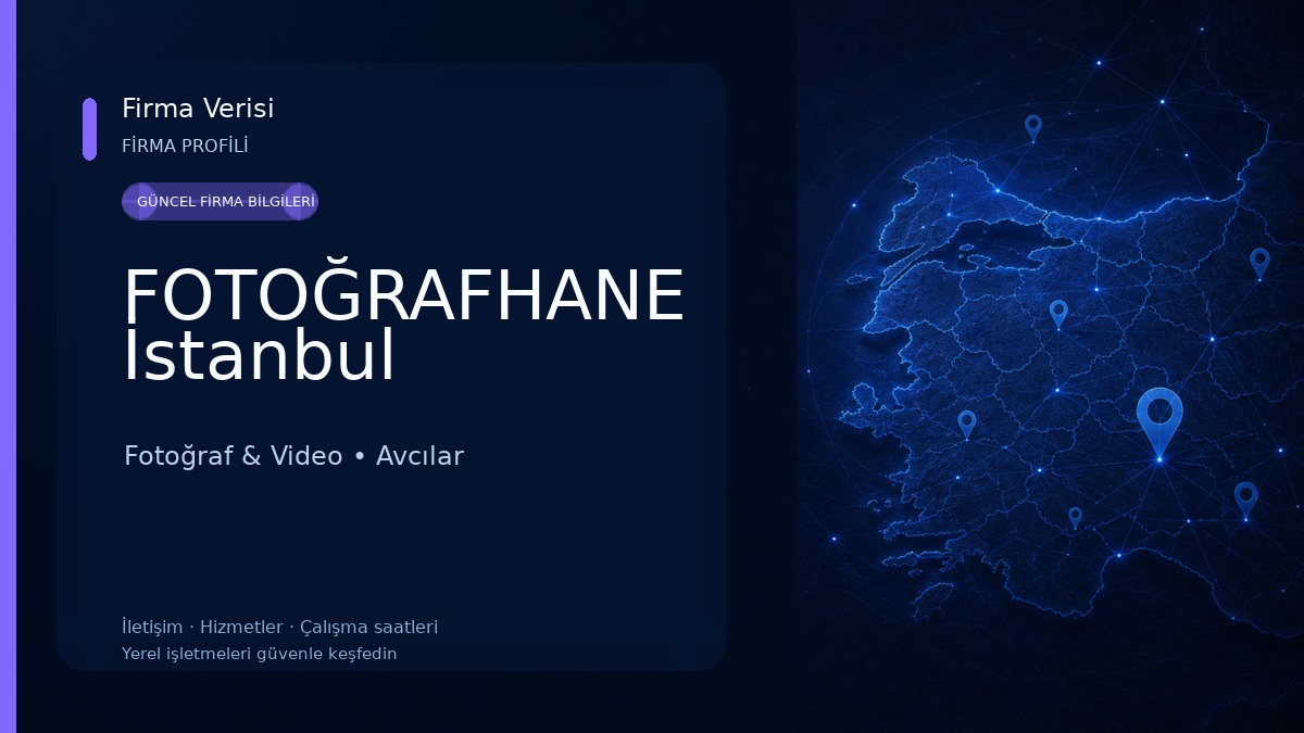 FOTOĞRAFHANE İstanbul Fotoğraf & Video