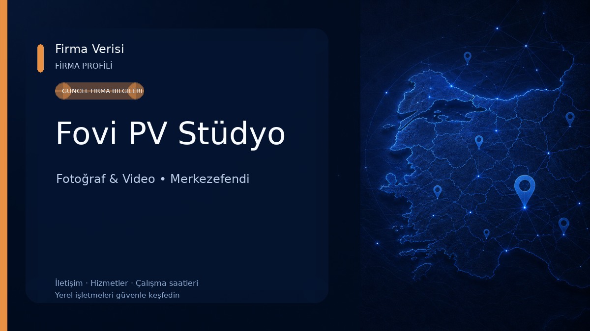 Fovi PV Stüdyo Fotoğraf & Video