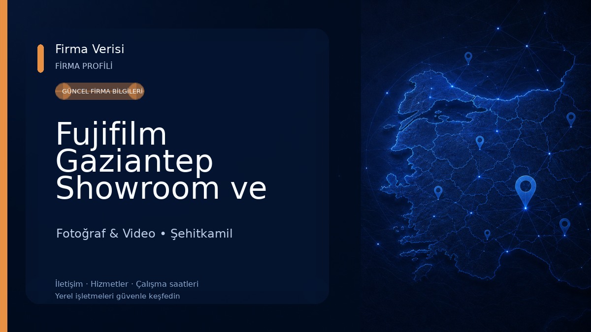 Fujifilm Gaziantep Showroom ve Eğitim Merkezi Fotoğraf & Video