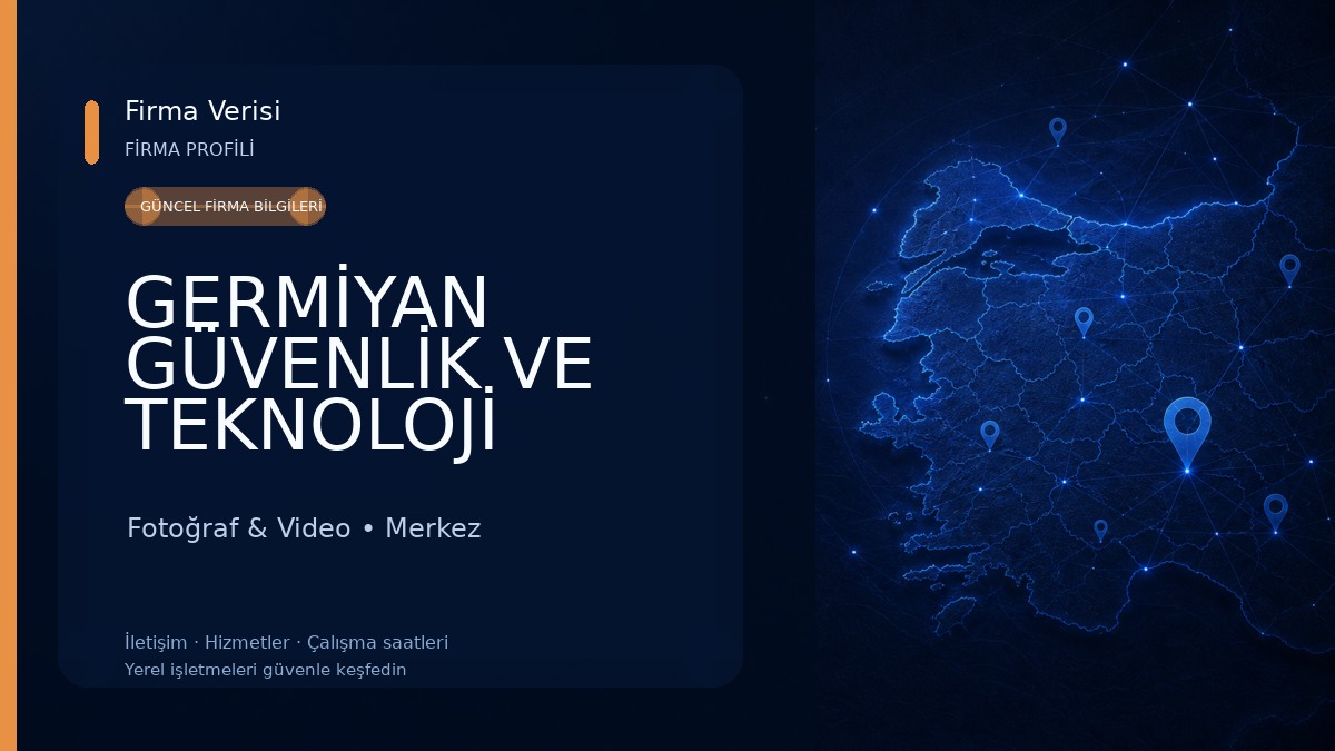 GERMİYAN GÜVENLİK VE TEKNOLOJİ SİSTEMLERİ LİMİTED ŞİRKETİ Fotoğraf & Video