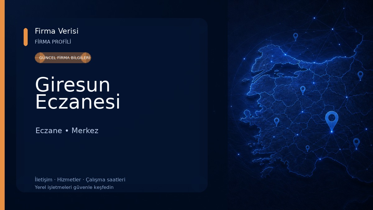 Giresun Eczanesi Eczane