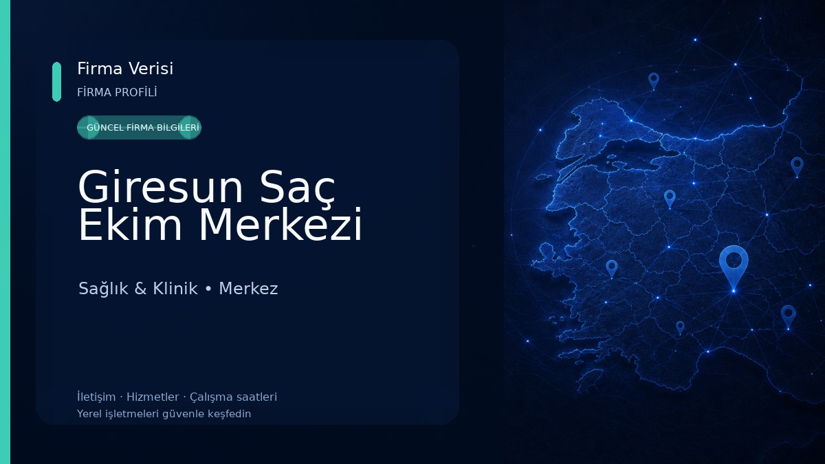 Giresun Saç Ekim Merkezi 