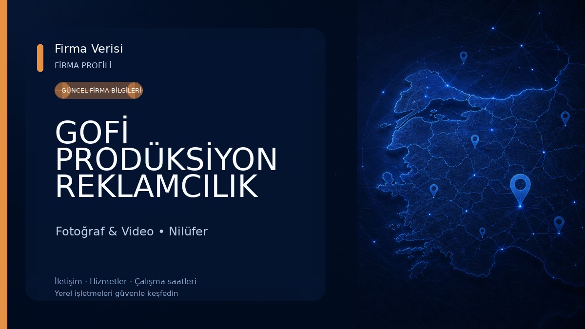 GOFİ PRODÜKSİYON REKLAMCILIK İLETİŞİM DANIŞMANLIK YAYIMCILIK FOTOĞRAF ORGANİZASYON TİCARET LTD.ŞTİ. Fotoğraf & Video