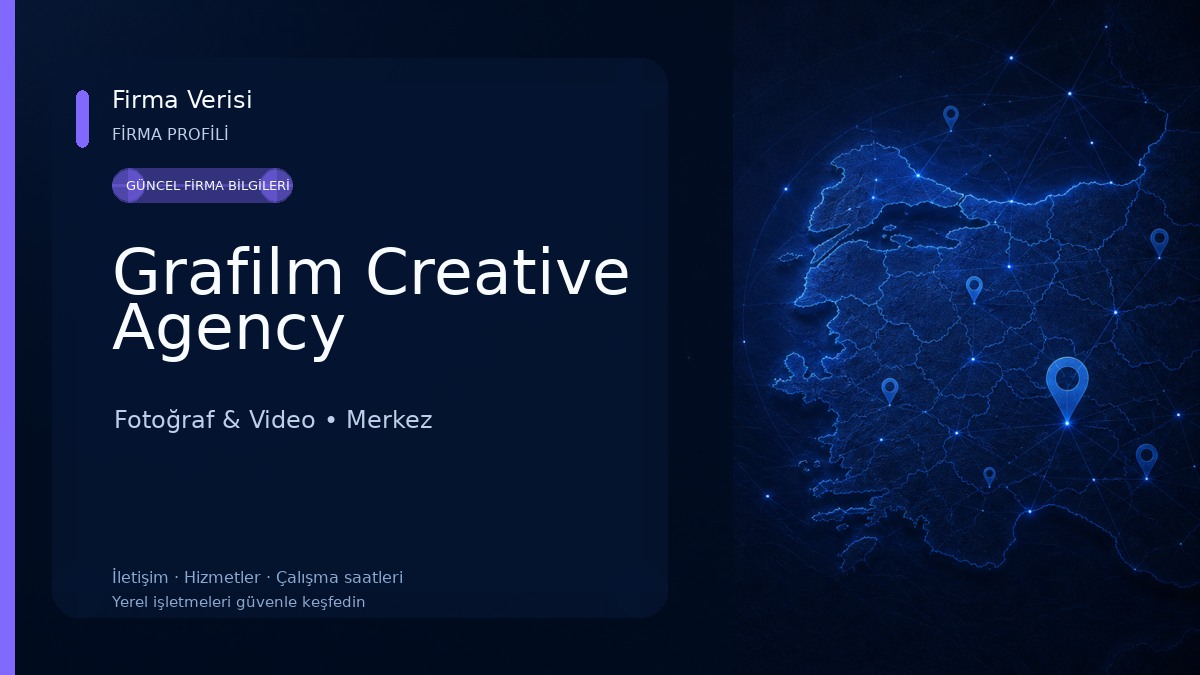 Grafilm Creative Agency Fotoğraf & Video