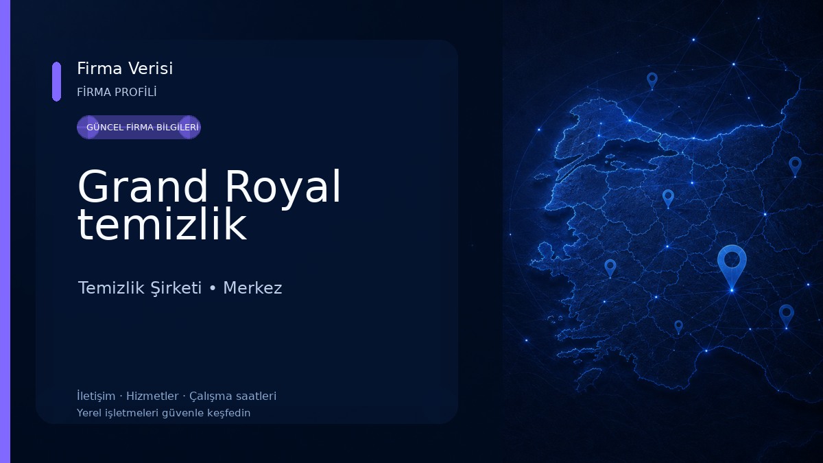 Grand Royal temizlik Temizlik Şirketi