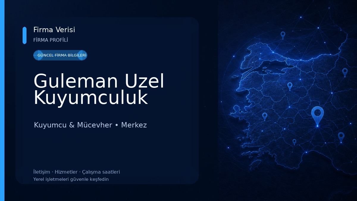 Guleman Uzel Kuyumculuk Kuyumcu & Mücevher