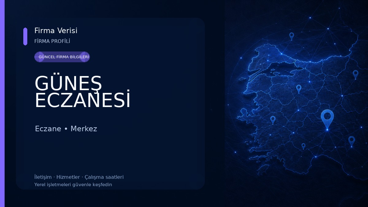 GÜNEŞ ECZANESİ Eczane