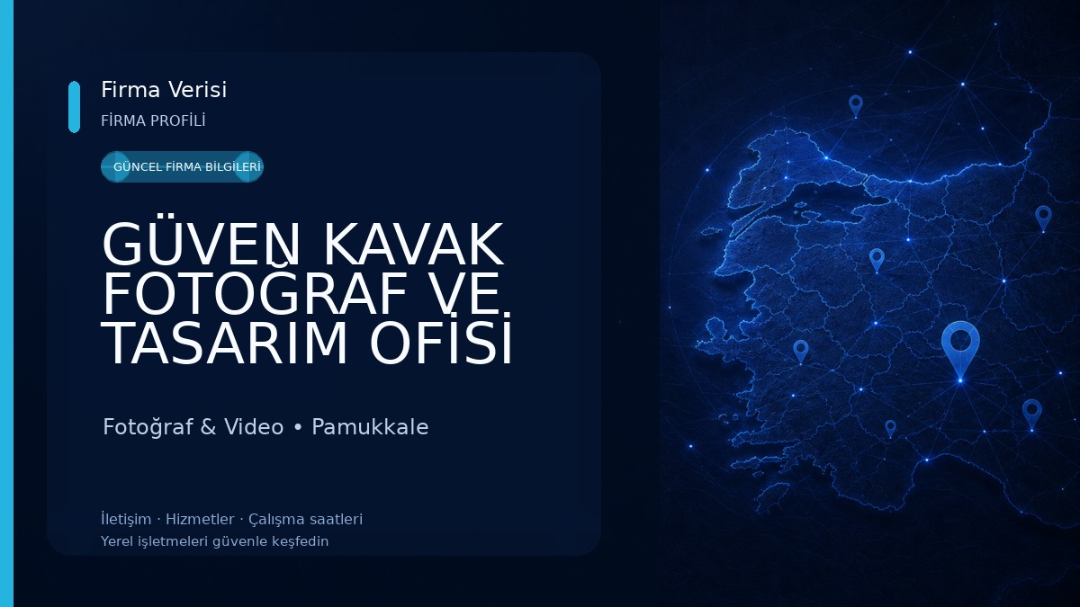 GÜVEN KAVAK FOTOĞRAF VE TASARIM OFİSİ Fotoğraf & Video