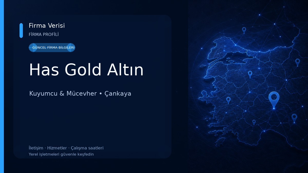 Has Gold Altın Kuyumcu & Mücevher